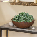 Sunnydaze Percival Polyresin Outdoor Planter Bowl - 20.75"