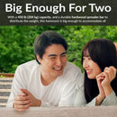 Sunnydaze 2-Person Quilted Fabric Double Hammock with Pillow