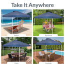Sunnydaze Premium Oxford Fabric Pop-Up Canopy Shade with Vent