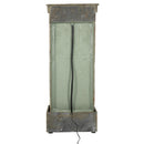 Sunnydaze Rippled Slate Water Fountain with LED Lights - 48"