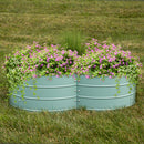 Sunnydaze Galvanized Steel Raised Garden Bed