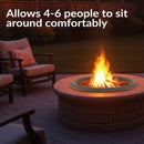Sunnydaze Outdoor Fire Pit Bowl Replacement for DIY or Existing Stand