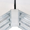 Sunnydaze Steel Raised Garden Bed and Mini Greenhouse Kit - Clear