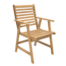 Sunnydaze Hatteras 7-Piece Outdoor Dining Set with Umbrella Hole - Patio Dining Set for 6