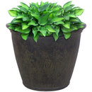 Sunnydaze Anjelica Polyresin Outdoor Flowerpot Planter