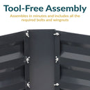Sunnydaze Galvanized Steel Raised Garden Bed