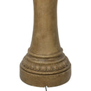 Sunnydaze Large 4-Tier Outdoor Water Fountain with LED Light - 65"