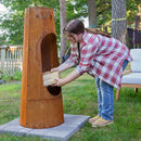 Sunnydaze Santa Fe Steel Chiminea with Rustic Finish - 50"