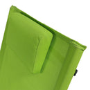 Sunnydaze Outdoor Patio Rocking Wave Lounger with Pillow - Green