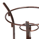 Sunnydaze Black Steel Traditional Style Gazing Globe Stand - 9"