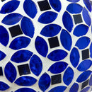 Sunnydaze Round Mosaic Glass Hanging Bird Feeder - 6"