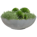 Sunnydaze Percival Polyresin Outdoor Planter Bowl - 20.75"