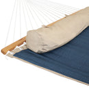 Sunnydaze 2-Person Quilted Hammock with Bolster Pillow