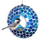 Sunnydaze Mosaic Fly-Through Hanging Bird Feeder