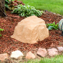 Sunnydaze Polyresin Landscape Rock Cover with Stakes