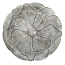 Sunnydaze Bird and Blossom Metal Bird Bath - Antique Gray - 13"