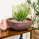 Sunnydaze Percival Polyresin Outdoor Planter Bowl - 20.75"