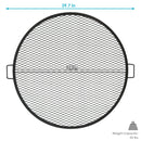 Sunnydaze X-Marks Round Cooking Grate