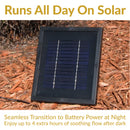 Sunnydaze 2-Tier Solar Outdoor Water Fountain with Battery Backup