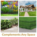 Sunnydaze Roman Garden Border Fence Set