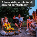 Sunnydaze 36" Heavy-Duty Metal Campfire Ring