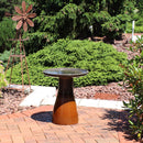 Sunnydaze Glazed Ceramic Outdoor Bird Bath