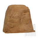 Sunnydaze Flat-Top Artificial Landscape Rock Cover with Stakes