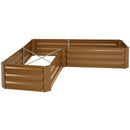 Sunnydaze Galvanized Steel Raised Garden Bed