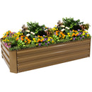 Sunnydaze Galvanized Steel Raised Garden Bed