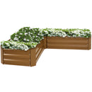 Sunnydaze Galvanized Steel Raised Garden Bed