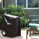 Sunnydaze Heavy-Duty Firewood Log Cart with Wheels