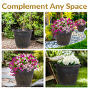 Sunnydaze Anjelica Polyresin Outdoor Flowerpot Planter