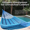 Sunnydaze Family Size Handwoven Thick Cord Mayan Hammock