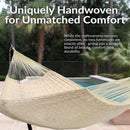 Sunnydaze Family Size Handwoven Thick Cord Mayan Hammock