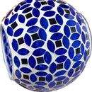 Sunnydaze Round Mosaic Glass Hanging Bird Feeder - 6"