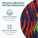 Sunnydaze Family Size Handwoven Thick Cord Mayan Hammock