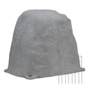 Sunnydaze Flat-Top Artificial Landscape Rock Cover with Stakes