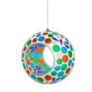 Sunnydaze Round Mosaic Glass Hanging Bird Feeder - 6"