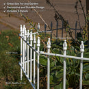 Sunnydaze Roman Garden Border Fence Set