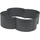 Sunnydaze Galvanized Steel Raised Garden Bed