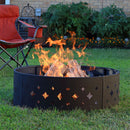 Sunnydaze 36" Heavy-Duty Metal Campfire Ring