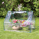 Sunnydaze Mini Greenhouse with 2 Side Doors - Clear