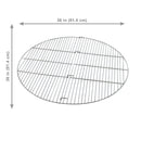 Sunnydaze Foldable Fire Pit Grate - Steel Round Grill Grate