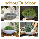 Sunnydaze Percival Polyresin Outdoor Planter Bowl - 20.75"