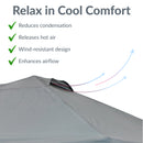 Sunnydaze Premium Oxford Fabric Pop-Up Canopy Shade with Vent