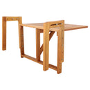 Sunnydaze Meranti Folding Balcony Railing Table