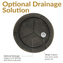 Sunnydaze Percival Polyresin Outdoor Planter Bowl - 20.75"