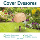 Sunnydaze Low-Profile Artificial Landscape Rock Cover with Stakes