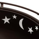 Sunnydaze 30" Cosmic Cooking Fire Pit with Grill Grate & Spark Screen