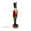 Sunnydaze Kristoff the Nutcracker Soldier Christmas Decor